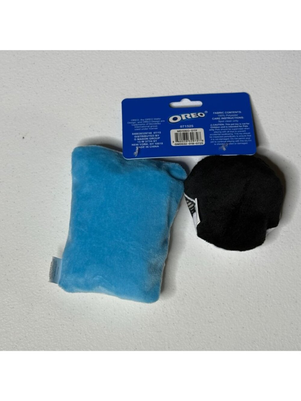 Oreo Cat Toy 2 Pack Plush Cookie Catnip Toy Pet Play - Picture 2 of 2